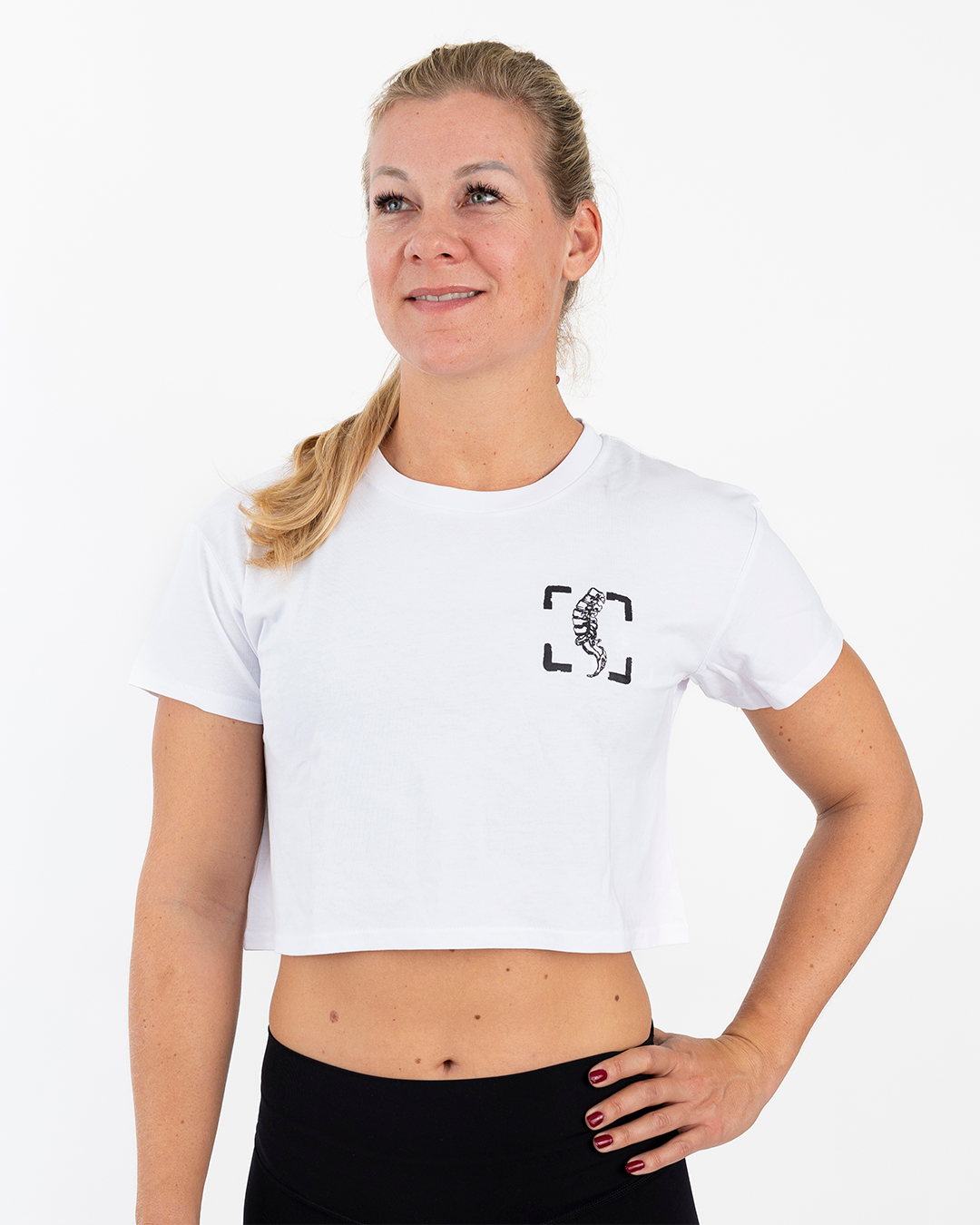Back Breakers Logo - Witte Croptop