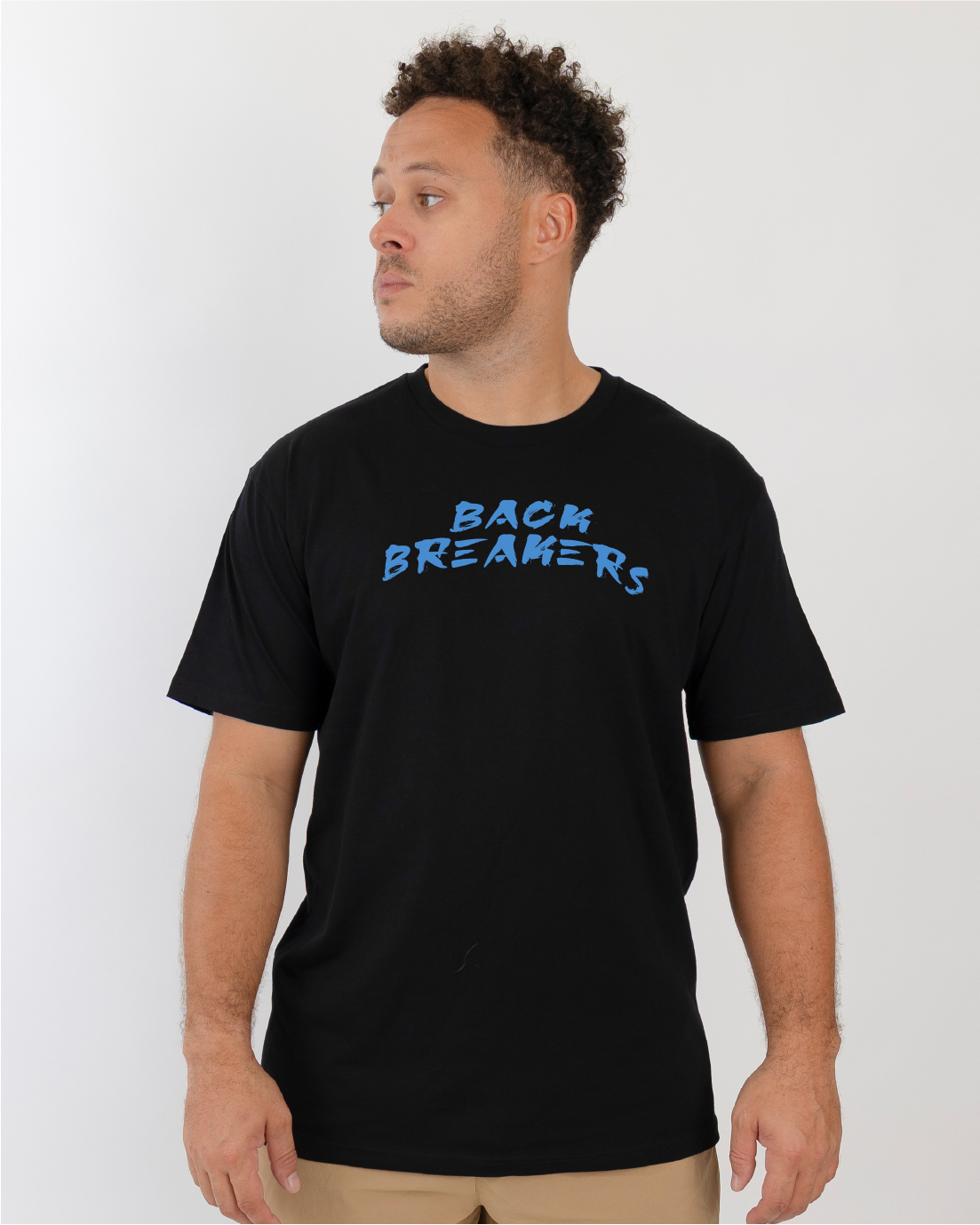 Brand Naam - Blauw t shirt voor unisex - CrossFit en workout kleding