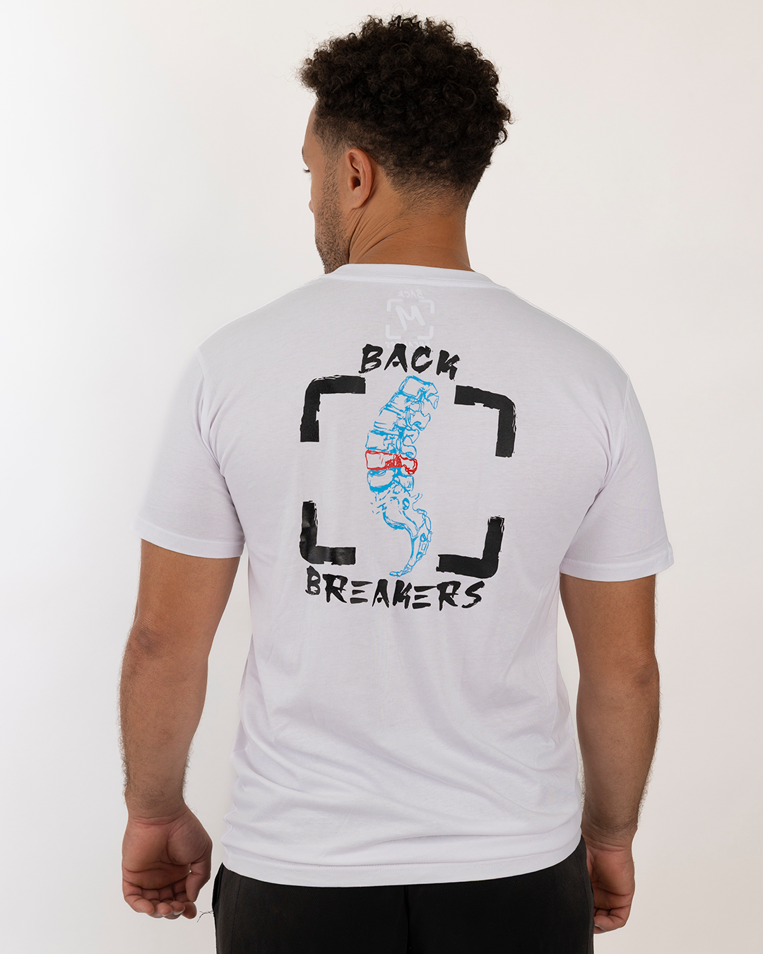 Back Breakers Logo - Wit t shirt voor unisex - CrossFit en workout kleding